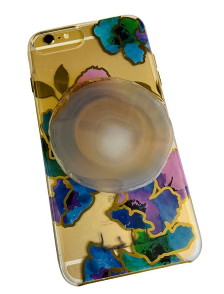 Grey Lapis Stone Phone Grip