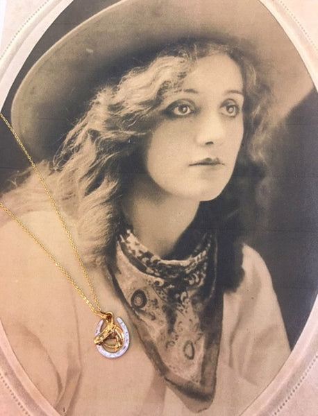 Golden Horse Necklace