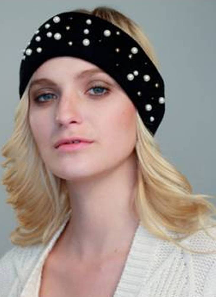 Pearl and Metalic Headwrap - Posh Equestrian