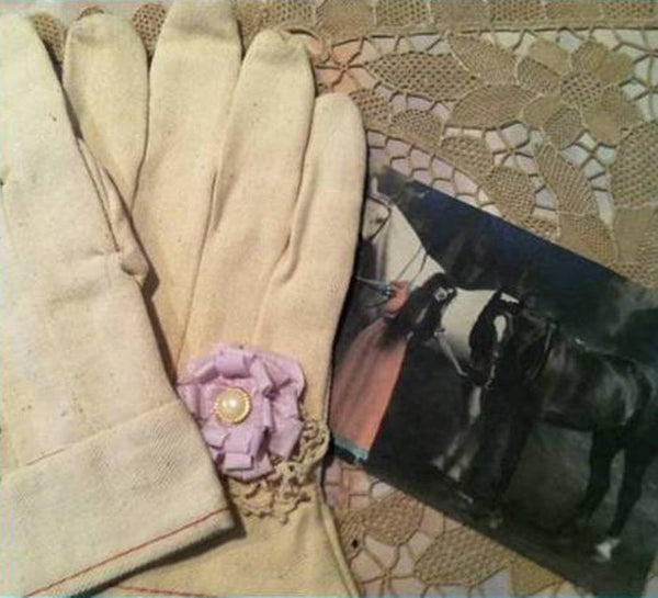 Shabby Chic Work Gloves - Posh Equestrian - 1