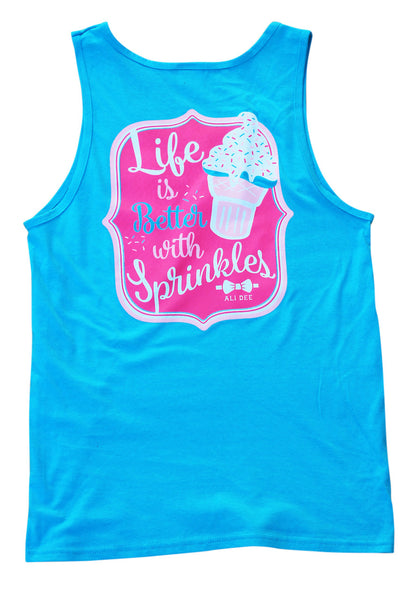 Life Is Better with Sprinkles Tank by Alli Dee Collection