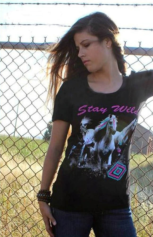 Stay Wild Equestrian T-Shirt by Crazy Train - Posh Equestrian