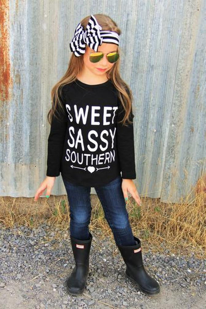 Sweet Sassy Southern Long Sleeve Shirt - Posh Equestrian