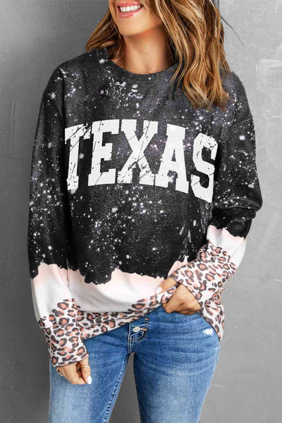 Texas Holiday Leopard Sweatshirt