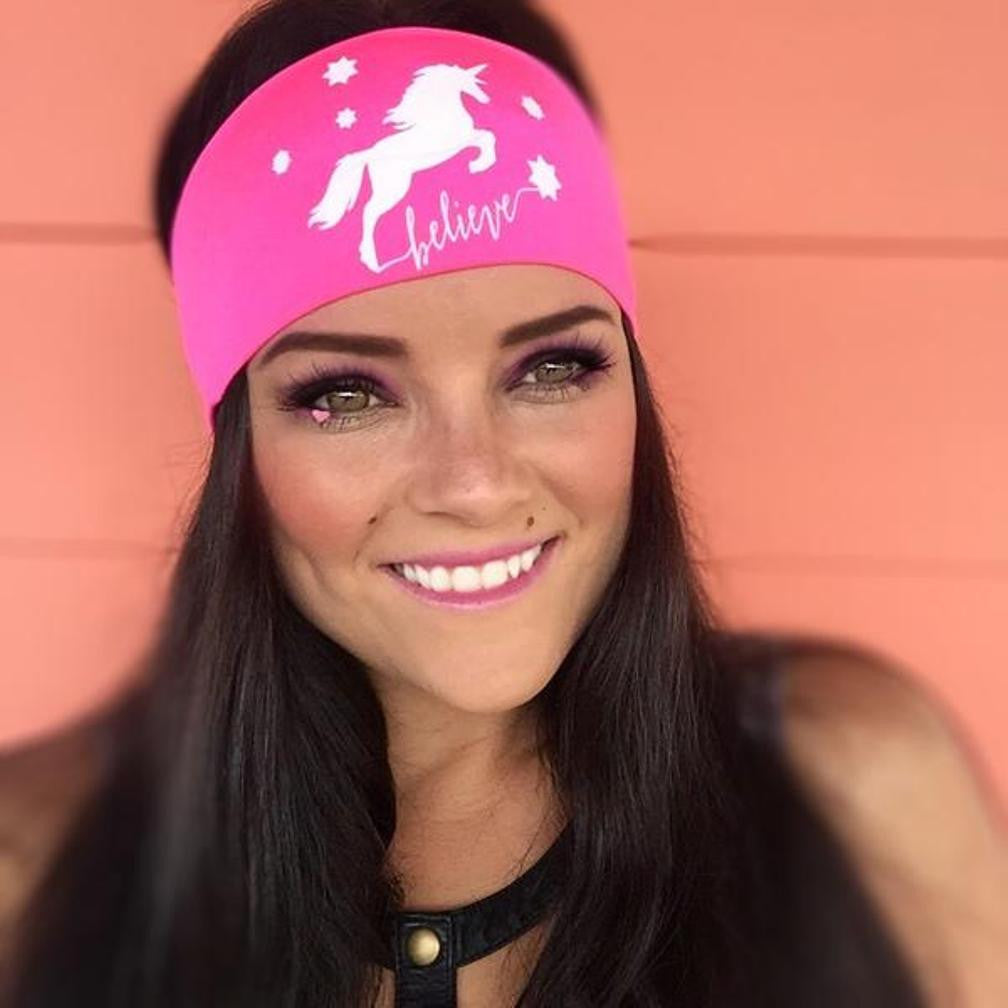 Unicorn Believe Headwrap - Posh Equestrian