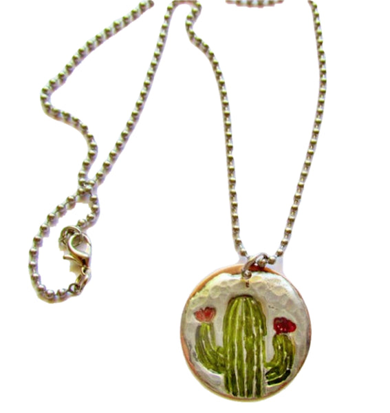 Hand Crafted Cactus Necklace