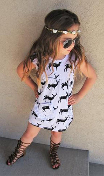 So Precious Deer Dress - Posh Equestrian - 1