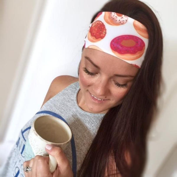 For Love of Doughnuts Headwrap - Posh Equestrian