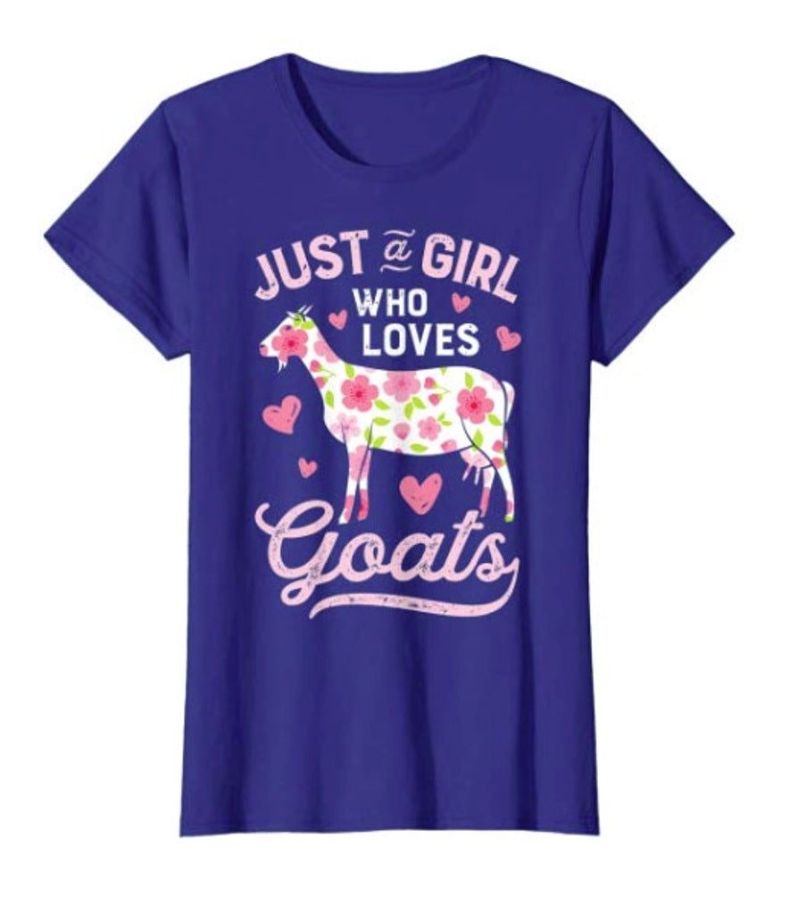 Just a Girl Who Loves Goats Tee