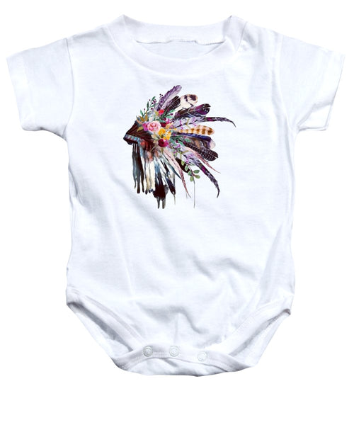 Headdress - Baby Onesie