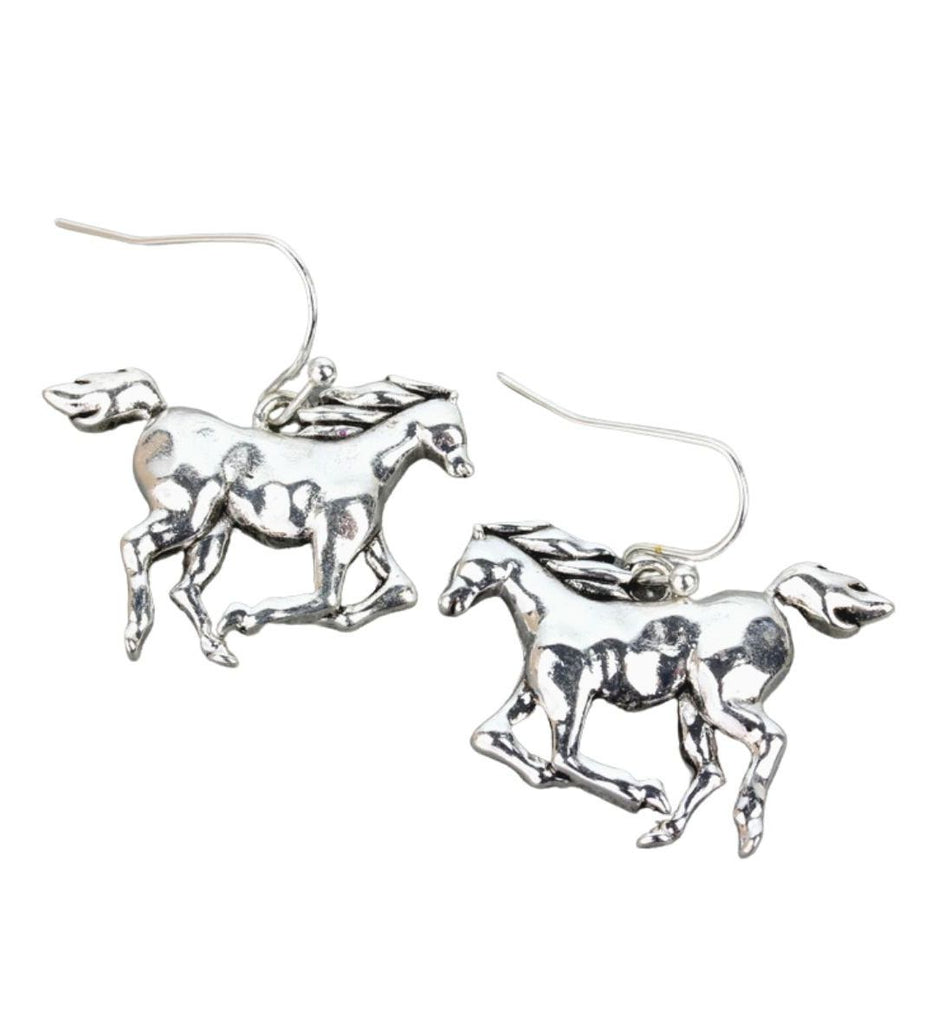 Off We Go! Running Horse Earrings