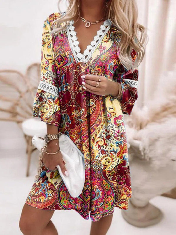 After Glow Boho Dress