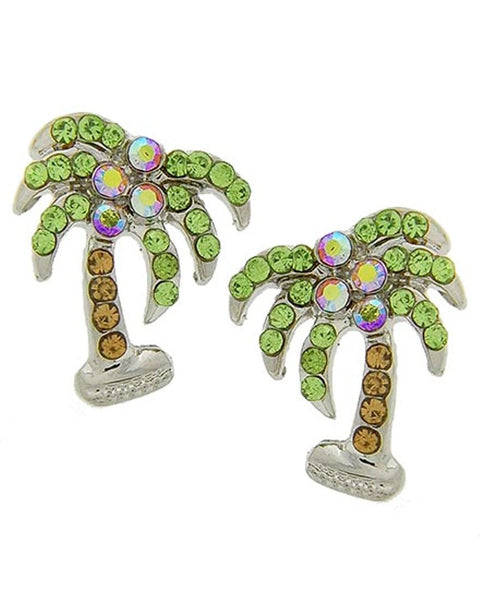 Palm Tree Dangle Earrings - Posh Equestrian