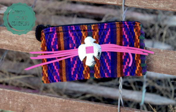 Pawnee Phoenix Cosmetic Bag by Rowdy Crowd