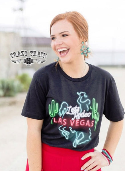 Let's Rodeo Las Vegas Tee by Crazy Train