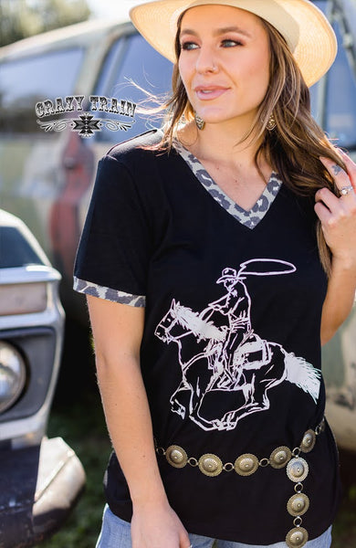 Stay Cool Cowboy Top by Crazy Train